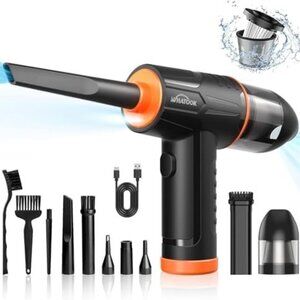 Rechargeable Compressed Air Duster & Vacuum Cleaner Kit